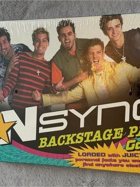 NSYNC Backstage Pass Board Game 2000 Patch Sealed Y2K Justin Timberlake